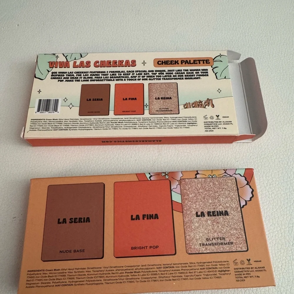 Alamar Viva Las Cheekas Cheek Palette - Medium/Tan
